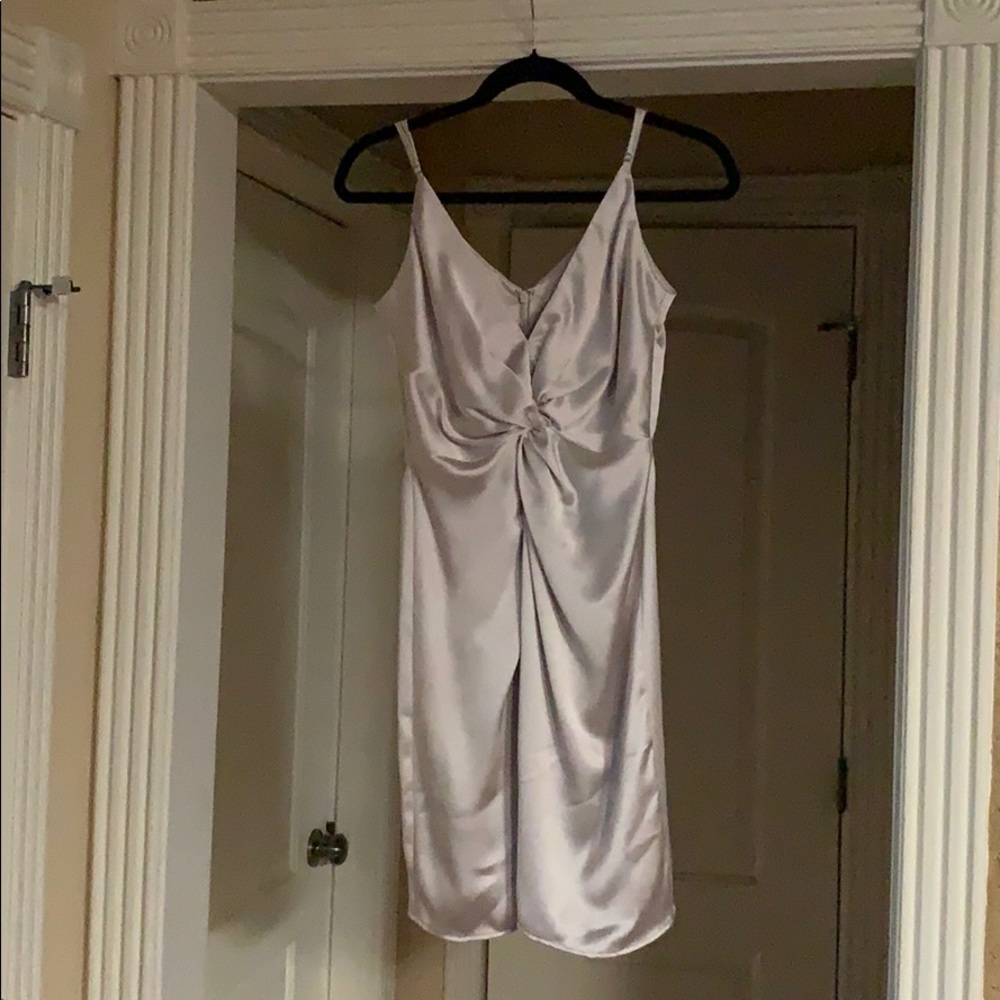 Gianni Bini Ivory Satin Dress